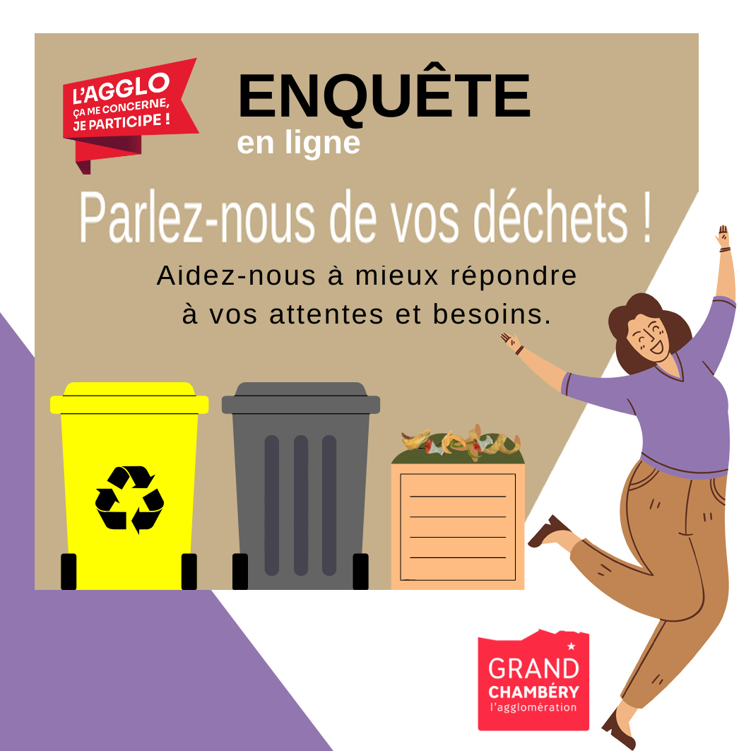 Enquête en ligne sur la gestion de nos déchets